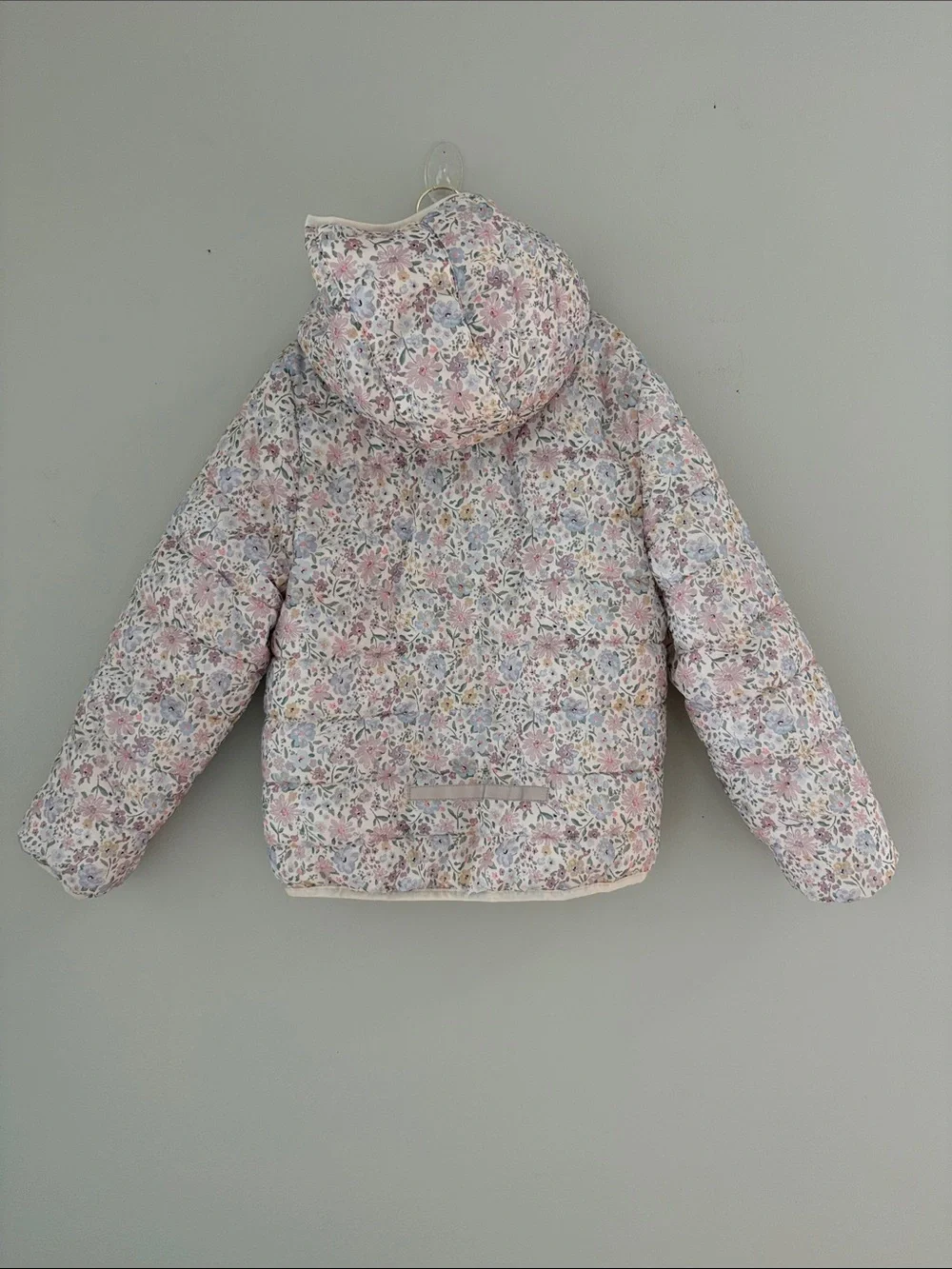 NWOT H&M Girls' Floral Hooded Puffer Jacket